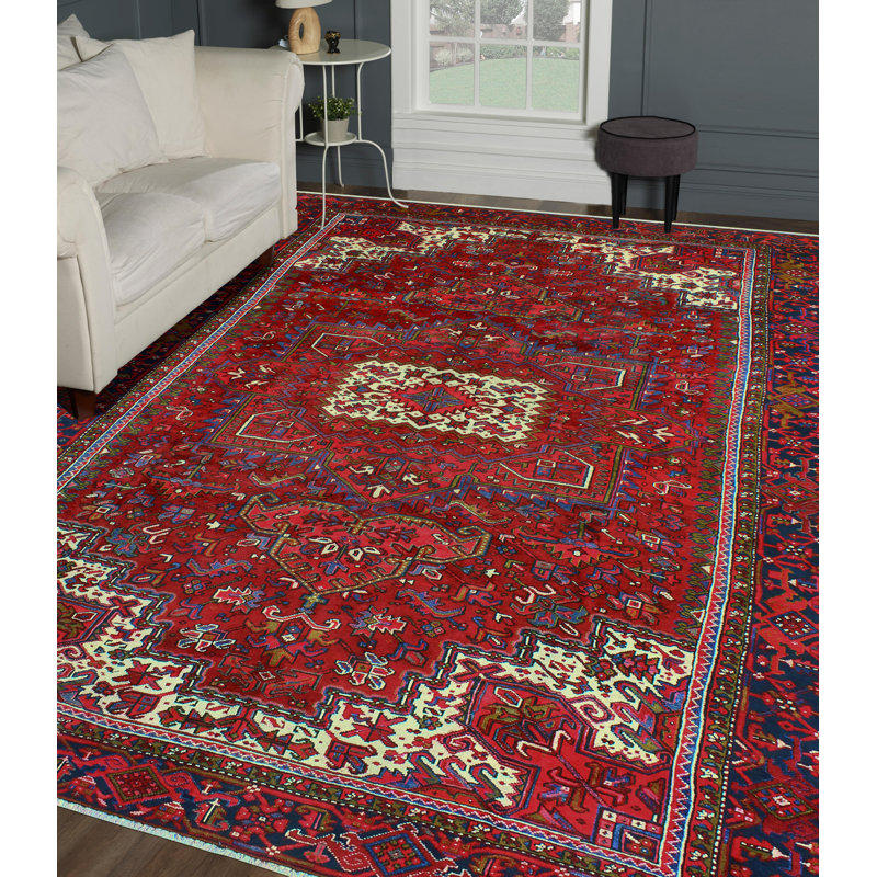 Khrystopher Heriz Cara Red Rug