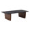 Trinh Solid Acacia Wood Coffee Table, Black