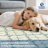 Modern Machine Washable Area Rugs Diamond Floor Mats with Non-Slip Backing, Non-Shedding Floral Print Accent Rug, Foldable Soft Low Pile Indoor Carpet-1290958556