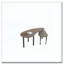 Table basse rotative avec pieds en bois d'hévéa massif-390711377-390711376