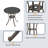 Fauver Metal Dining Table-1081320730