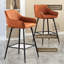 Saarrah 68cm Upholstered Bar Stool with Arms-1218053401-1218053399