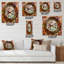 People and Time, peinture acrylique - Horloge murale industrielle-1315342580