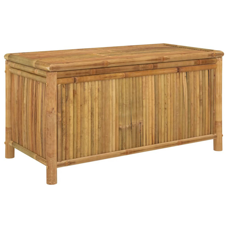 Bay Isle Home Alexios 110cm W Water Resistant Bamboo Solid Wood Deck Box in Brown