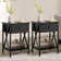 Kempst 22" Tall Nightstand, End Side Tables with Storage Drawer and Open Wood Shelf for Bedroom
