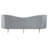 Reigha Grey And Gold Upholstered Sofa