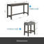 Ensemble de table de bar 4 pièces avec prise de courant, ensemble de table de bar avec chaises, table de bar avec tabourets, table de canapé avec 3 tabourets rembourrés, pour le salon, la salle à manger-661188110