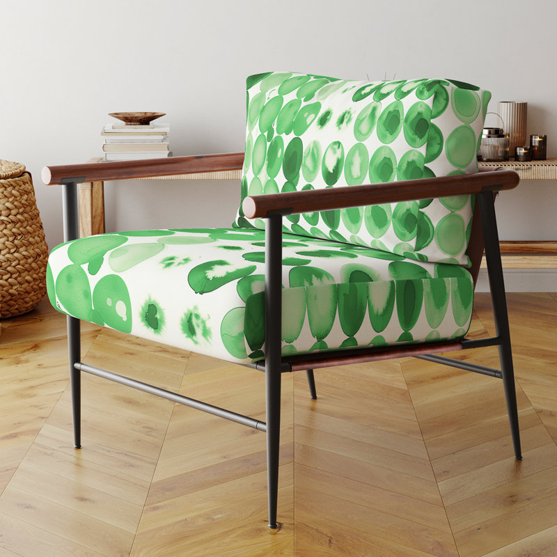 Chaise d'appoint Huppert Watercolor, Doré