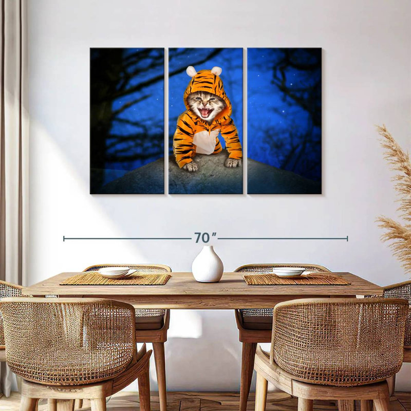 Halloween Cat, 36" H x 57" W