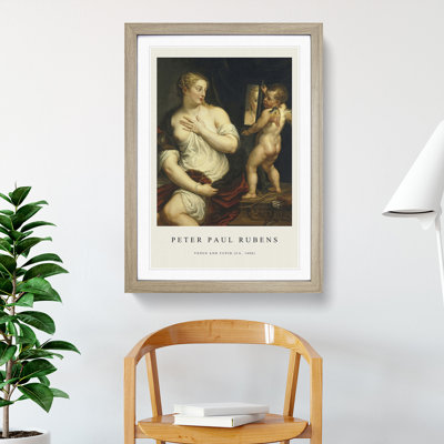 Venus and Cupid by Peter Paul Rubens - Picture Frame Art Prints