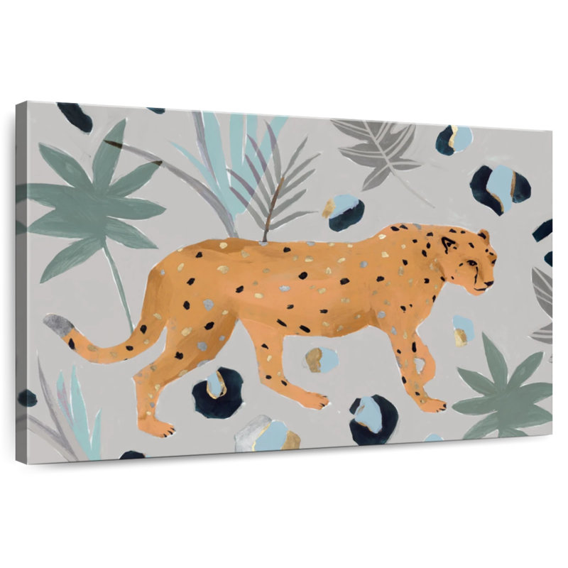 Walking Cheetah I, 16" H x 24" W