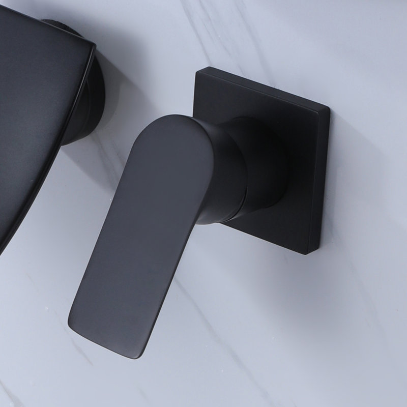 Single-handle Bathroom Faucet, Matte Black