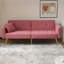 176cm Upholstered Convertible Sofa-1851962471