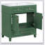 Meuble-lavabo 30 po sans comptoir, armoire de rangement en bois massif