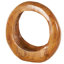 Sculpture brune en teck