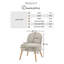 Miny Modern Upholstered Accent Armchair with Wooden Tapered Legs - Luxury Soft-Touch Fabric-177972584