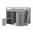 Full Size Loft Bed With Wardrobe,Desk And Shelves-763068131