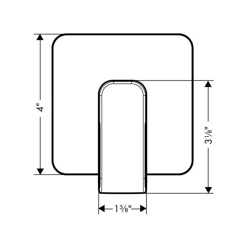 Urquiola Faucet Trim, Chrome