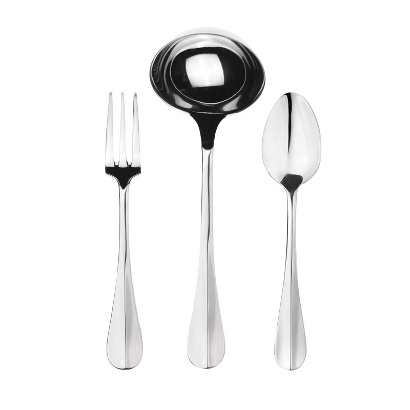 ROMA 3 Piece Stainless Steel Hostess Set