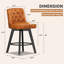 Tabouret de comptoir pivotant de 26 po avec pieds en bois-454454094-434926029-434926018