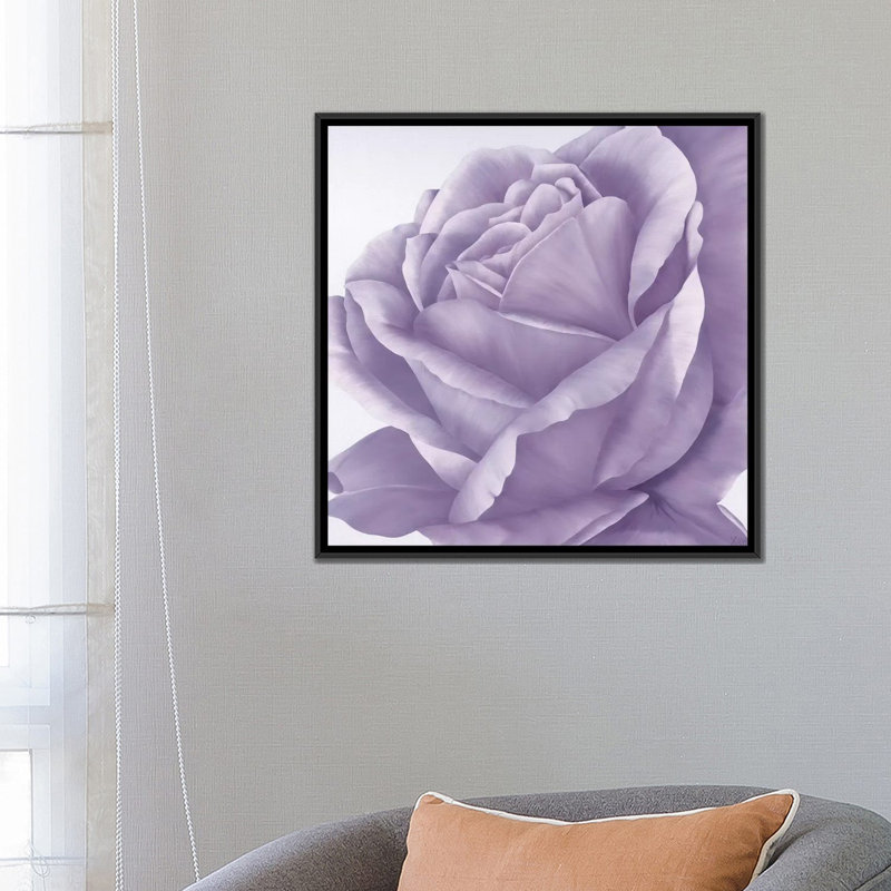 « magnificence ii », impression sur toile, H 18 po x l 18 po x P 1,5 po, Toile avec cadre noir, Pas de tapis