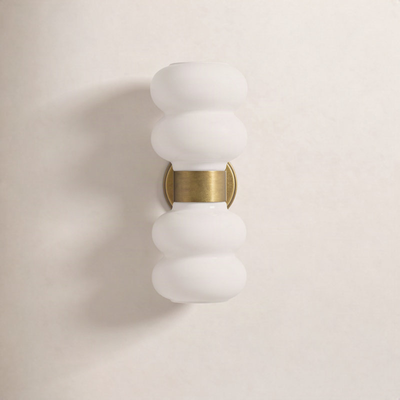 Denelle Nadia 2-Light Bubble Wall Sconce, Bronze