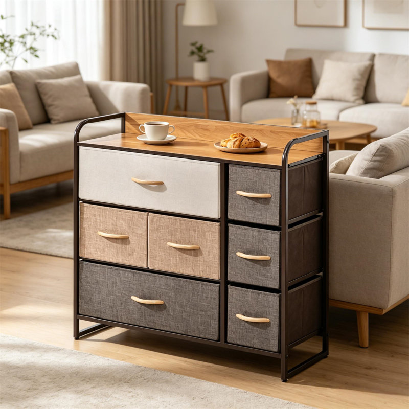 Armoire de rangement moderne avec tablette ouverte