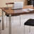 Light Luxury Modern Metal Sense Rectangular Table-109305847