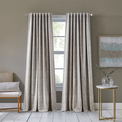 DKNY Century 50in x 96in Curtain Panel Pair Linen