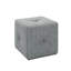 Ensemble coiffeuse et tabouret gris Lorena