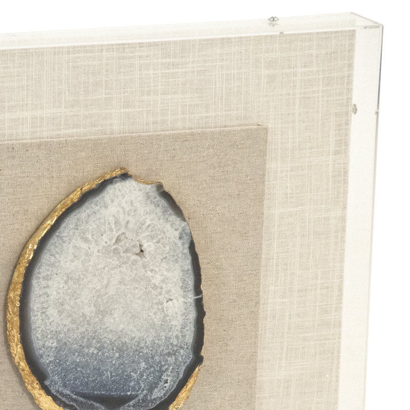 Geode Framed Print