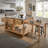 Tinka 3-Drawer Rectangle Pine Kitchen Island-1043488881-965069152