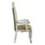 Chaises avec accoudoirs touffetés au caramel et perle antique (ensemble de 2)