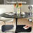 Black Round Dining Table