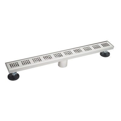 36" Linear Shower Drain with Skylights Pattern Grate