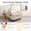 Canapé-lit simple 3 en 1, fauteuil-lit convertible avec dossier réglable et support pour téléphone, fauteuil-lit en velours pour petits espaces-202021776