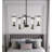 5 - Light Dimmable Drum Chandelier
