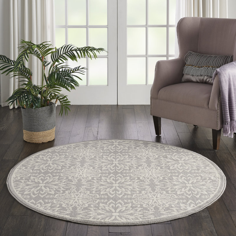 Tapis ivoire Sheron, Rond 5 pi 3 po