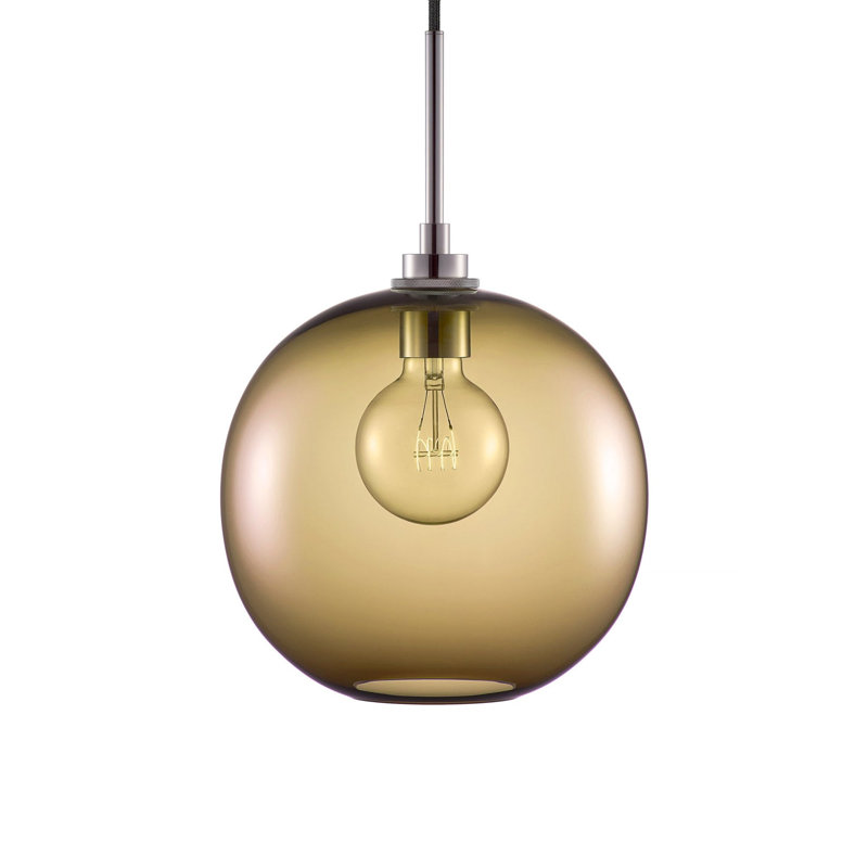Marquise 1 - Light Pendant, Smoke, Polished Nickel