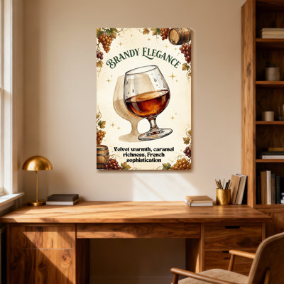Étoiles de baril de raisin en verre Fashion Brandy Elegance