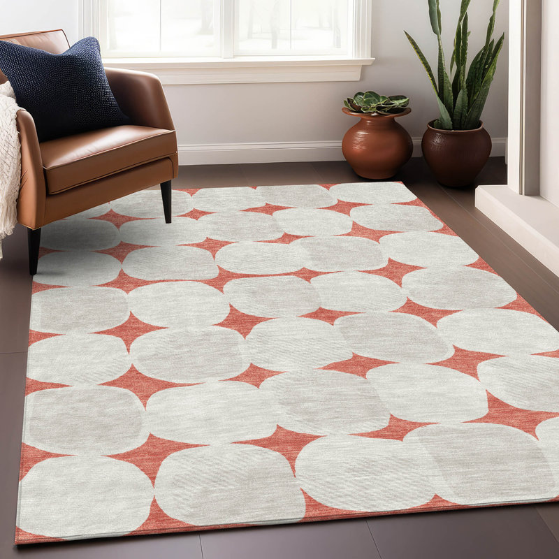 Malek Abstract Indoor / Outdoor Rug, Rectangle 10' x 14'