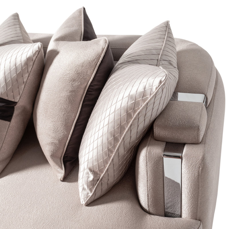 Carmela Sofa, 28.5" H x 104" W x 37.5" D, 4