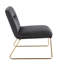 Fauteuil de chambre en velours de 27,5 po de largeur John-Stephan-1129018535
