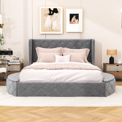 Grand lit plateforme Jorina