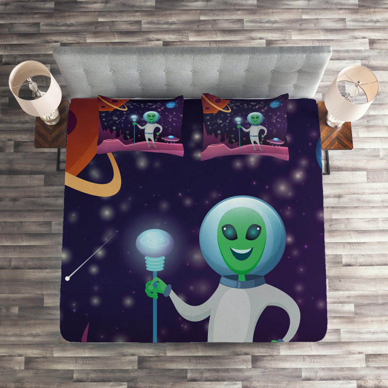 Coverlet, King Bedspread + 2 Shams