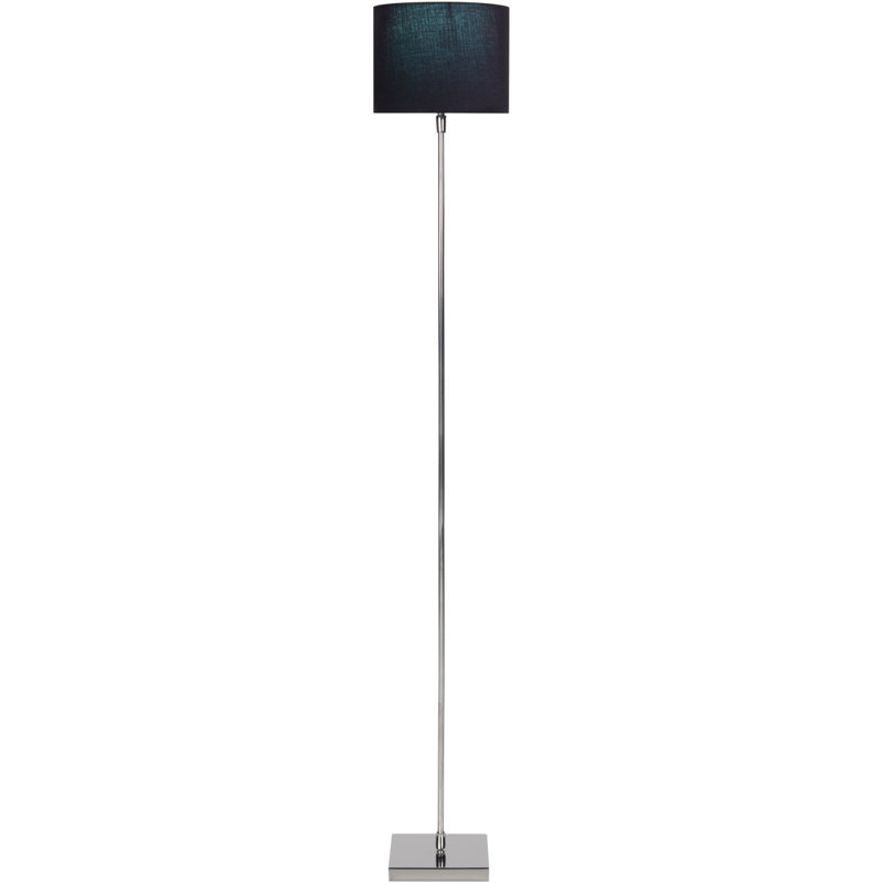 Baldy 48'' Silver Traditional Floor Lamp, Turquoise