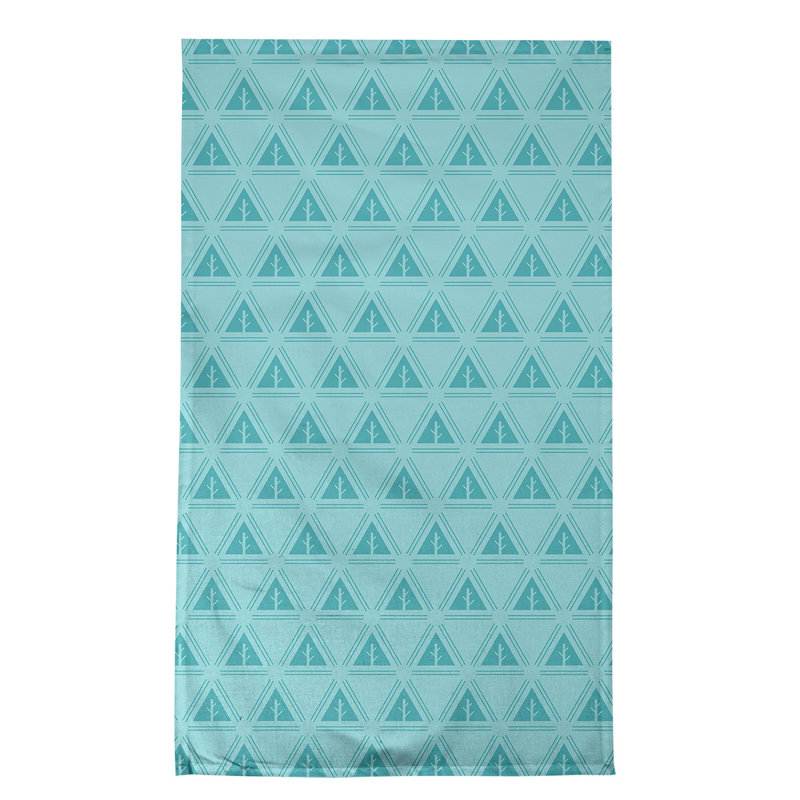 Theo Nath Tea Towel Kitchen Towel, Teal Green/Green, Cotton Twill