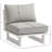 Hubery Aluminum Outdoor Armless Lounge Chair-84480171-84480170