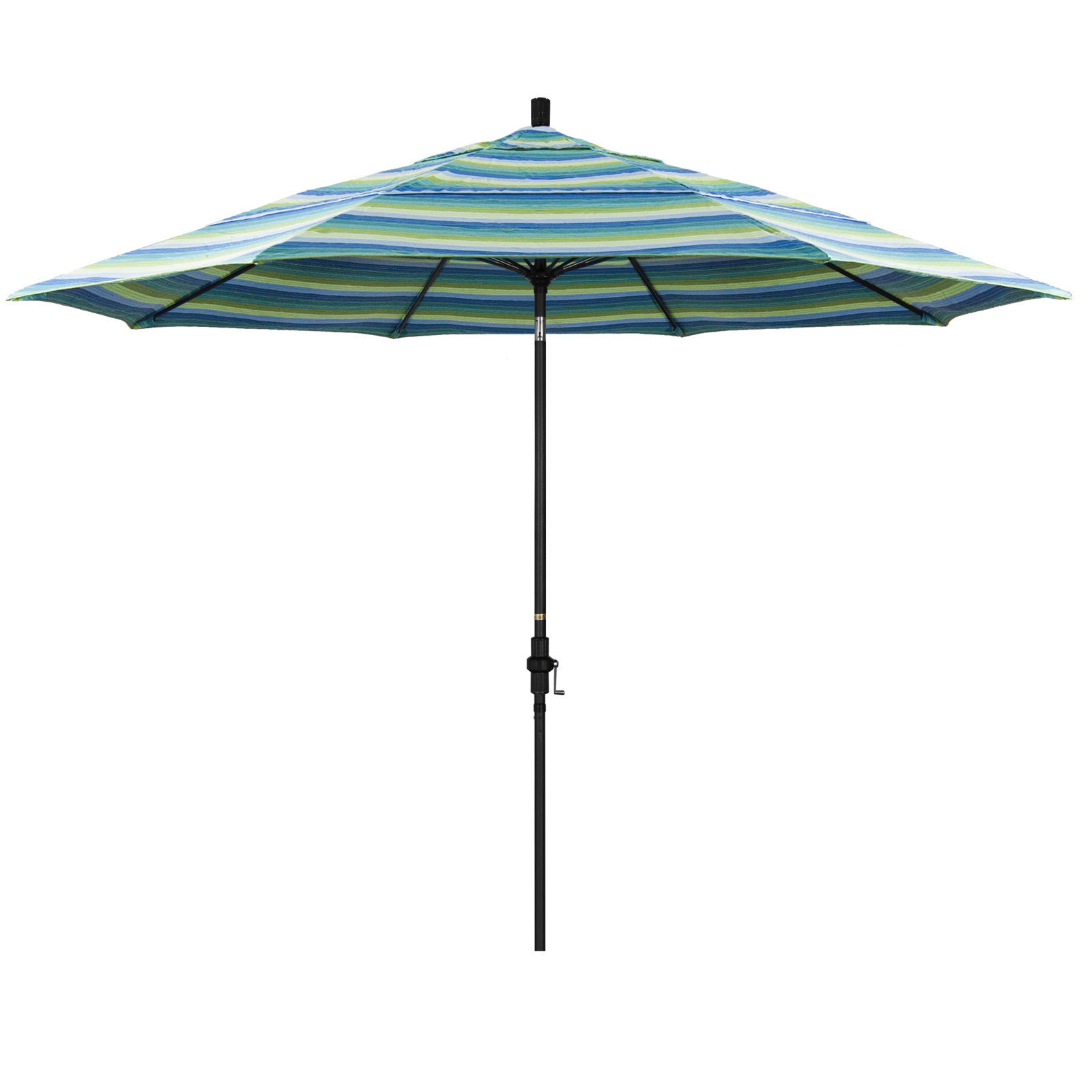Brent 132'' Sunbrella® Outdoor Umbrella, Dolce Oasis Stripe Sunbrella®