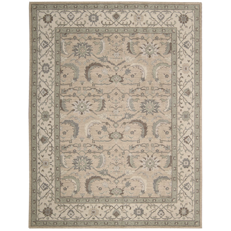 Deeksha Wool Oriental Indoor Rug, Rectangle 5'3" x 7'6"